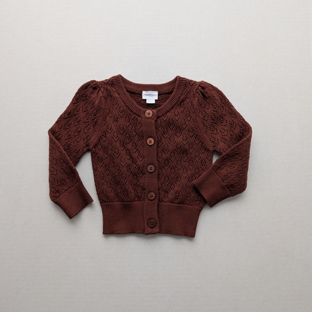 Jamie Kay Chocolate Knit Cardigan